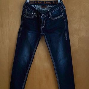 Rock Revival skinny jeans.